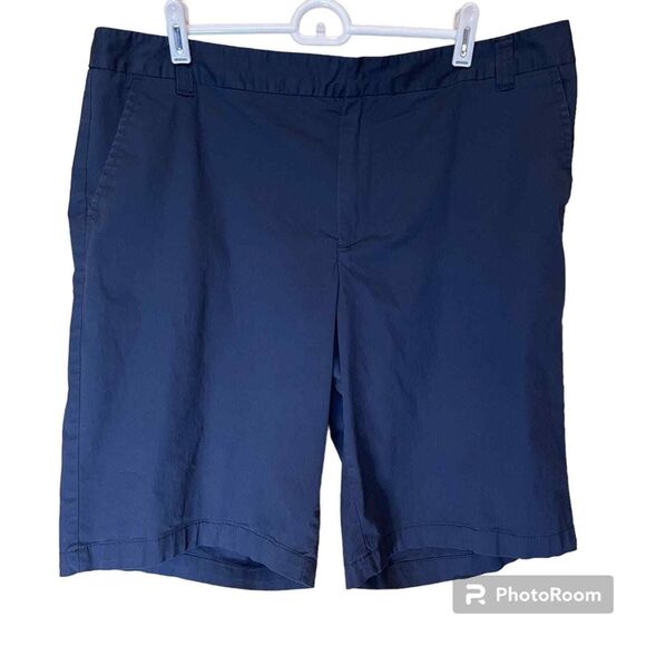 Merona Women’s Fit 1 Chino Navy Shorts with Hook and Button Closure‎ Size 16 - Picture 1 of 7